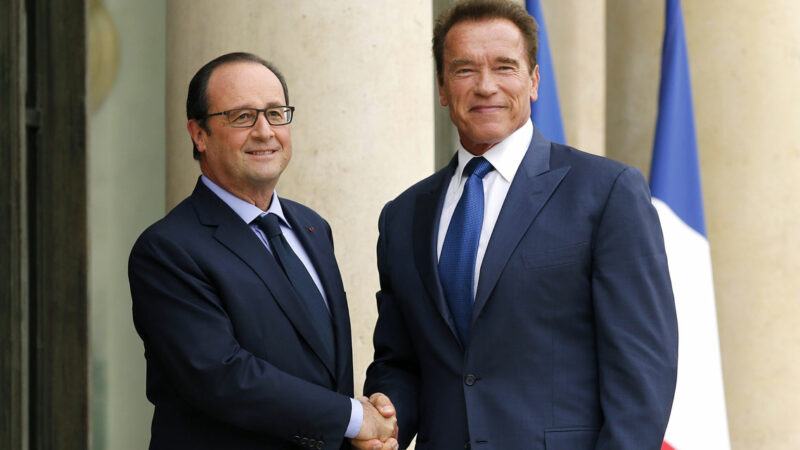 Schwarzie est à l’Élysée ! (pour parler climat)