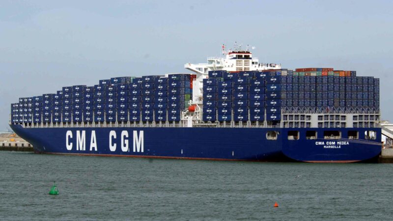 Un porte-conteneur de 398 mètres baptisé au Havre, il assurera les liaisons avec l’Asie