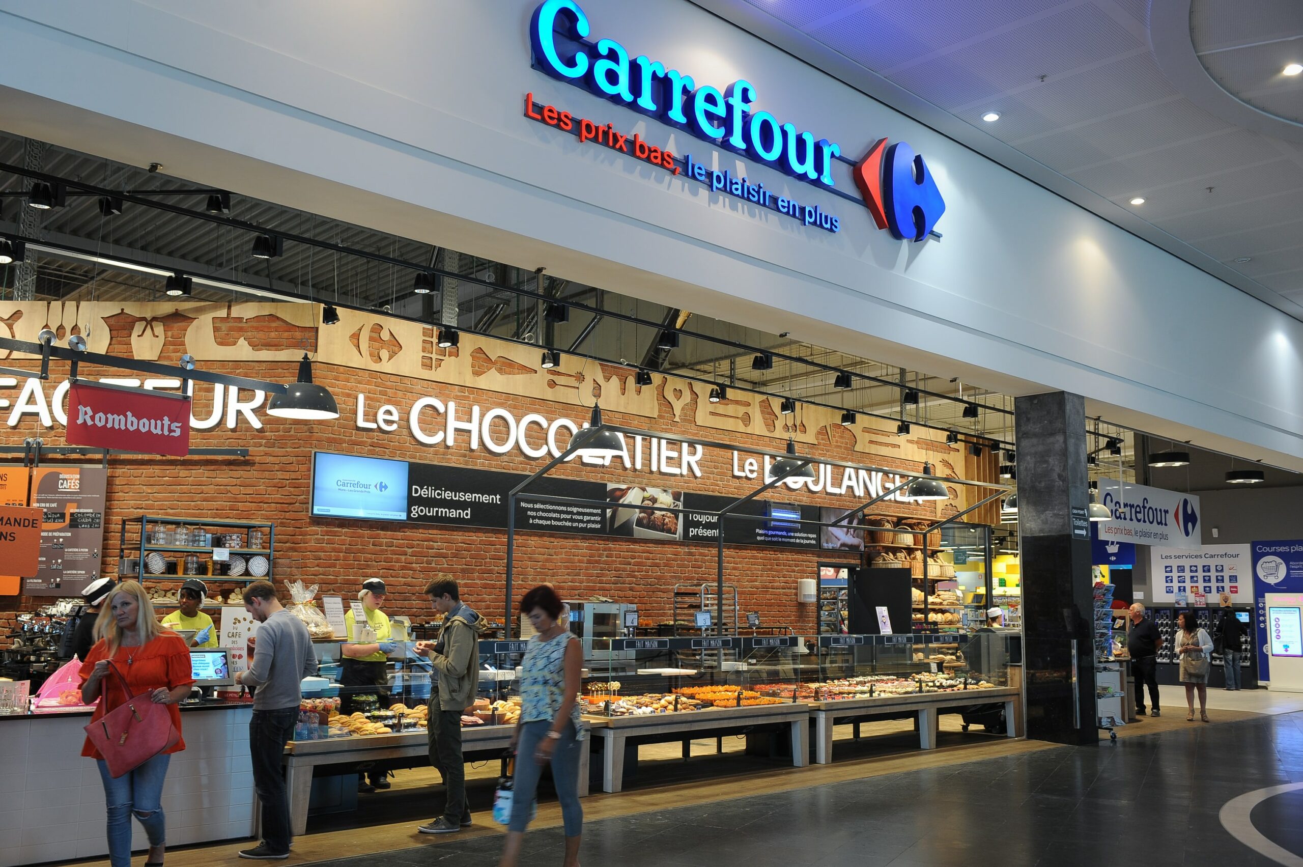 Décrochage important du titre Carrefour