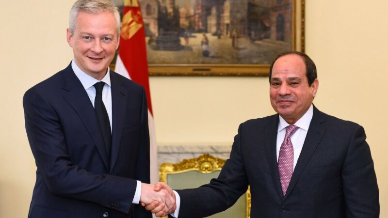 Bruno Le Maire en Egypte pour préparer la future visitie présidentielle française