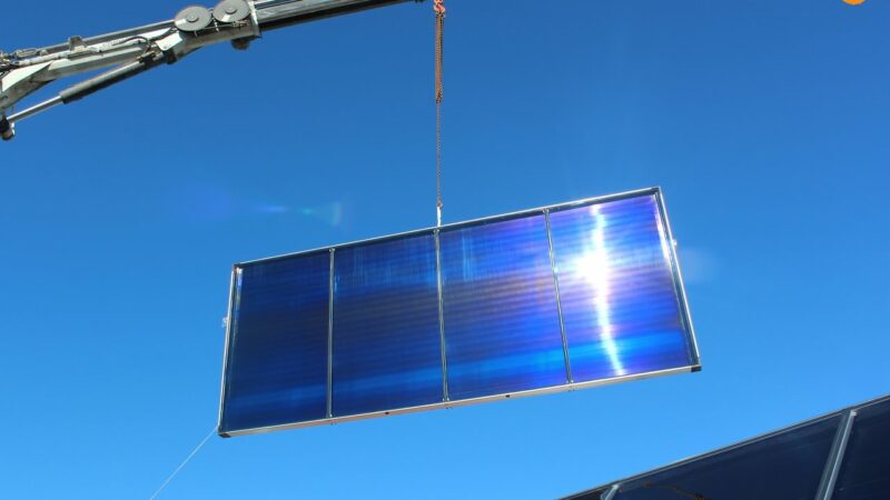 Savosolar livre à Kyotherm Solar le plus grand système de chauffage solaire en France