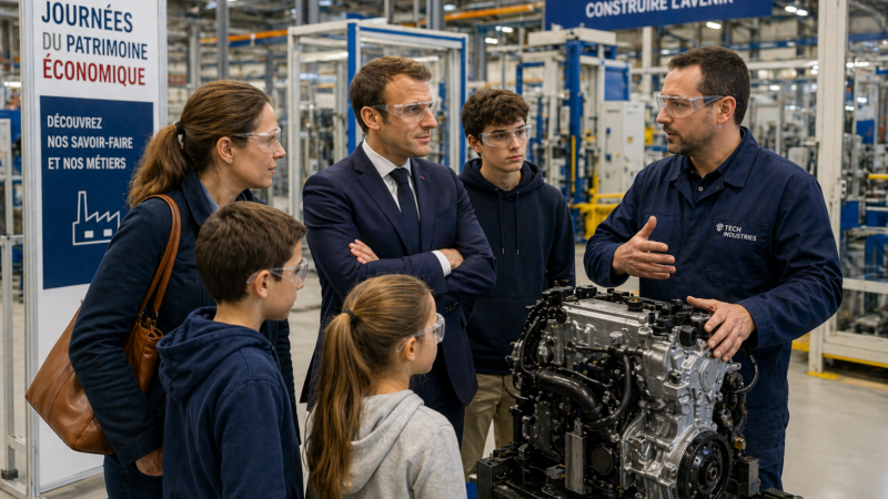 Emmanuel Macron veut ouvrir les entreprises au public avec de nouvelles journées portes ouvertes