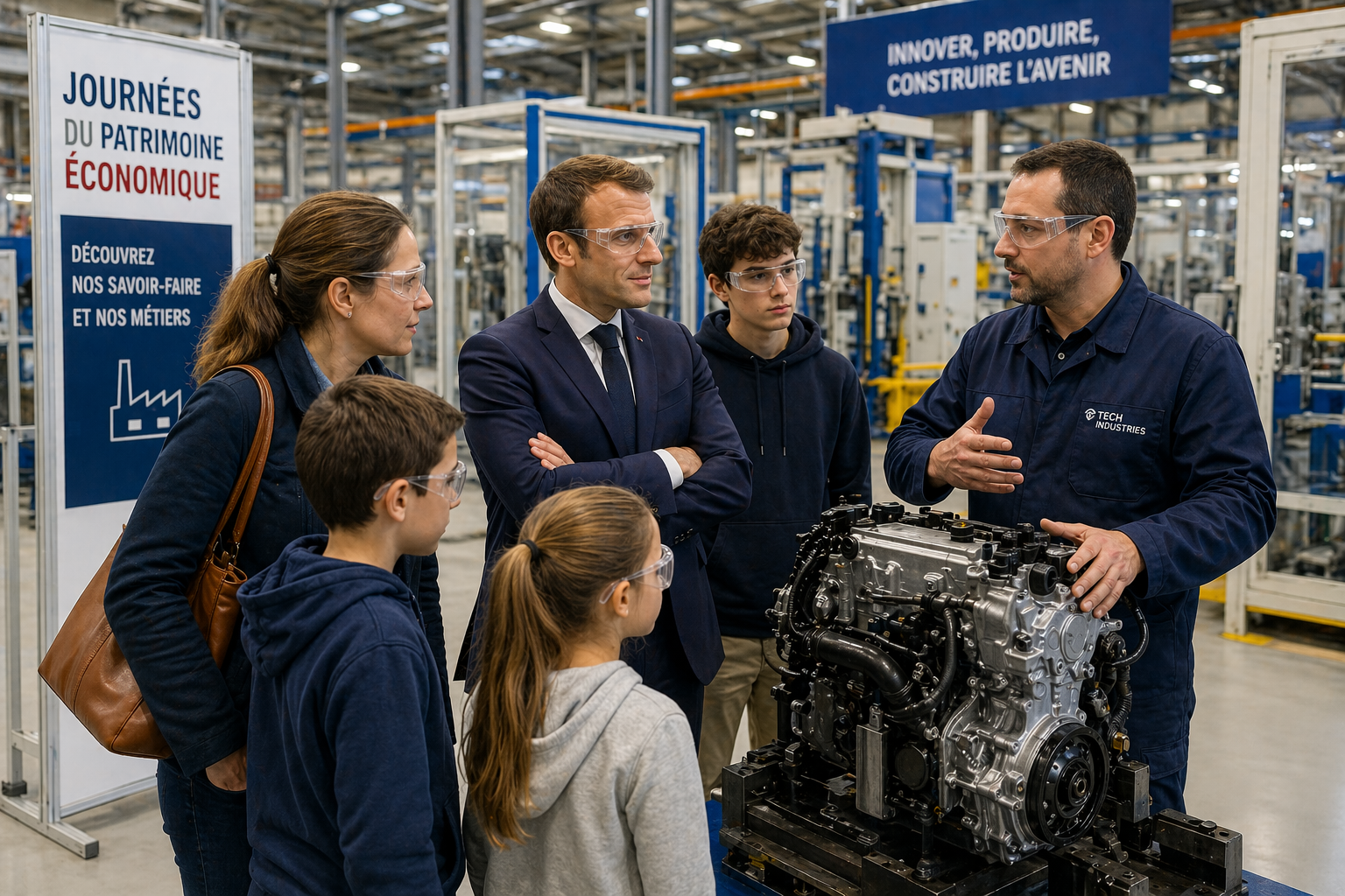 Emmanuel Macron veut ouvrir les entreprises au public avec de nouvelles journées portes ouvertes